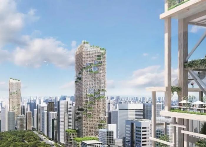 V Japonsku pripravujú najvyššiu drevostavbu na svete: Drevený mrakodrap bude stáť v Tokiu